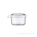 High quality clear plastic jars